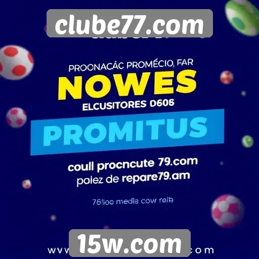 Clube77.com oferece promoções exclusivas para novos jogadores