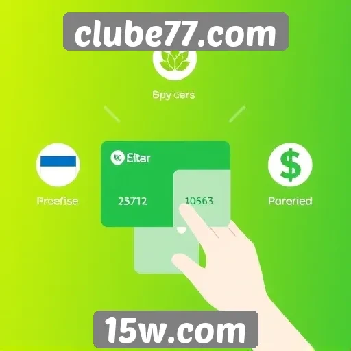 Métodos de pagamento aceitos no clube77.com