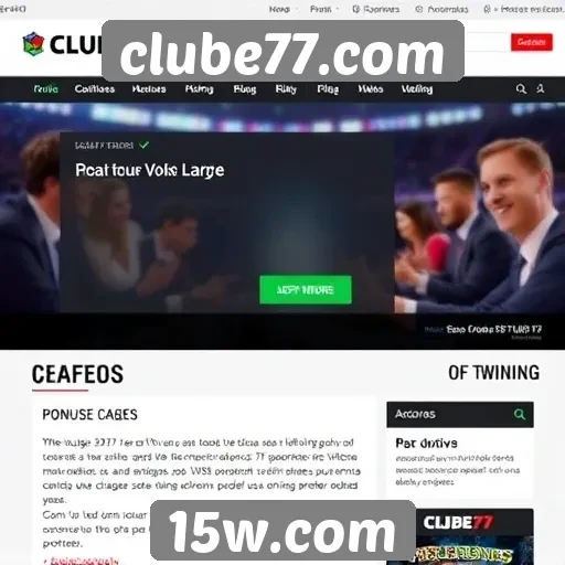 Feedback dos jogadores sobre clube77.com