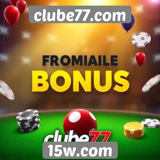 Novo bônus de boas-vindas atrai jogadores para clube77